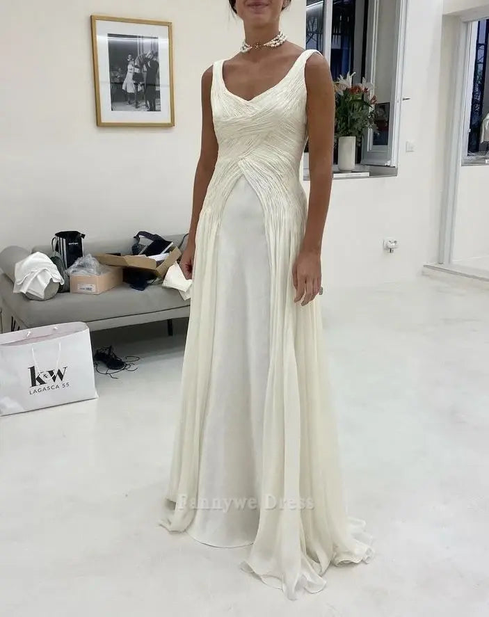 Vestidos formales elegantes de tirantes tipo A para dama de honor, vestido de noche, vestido de fiesta